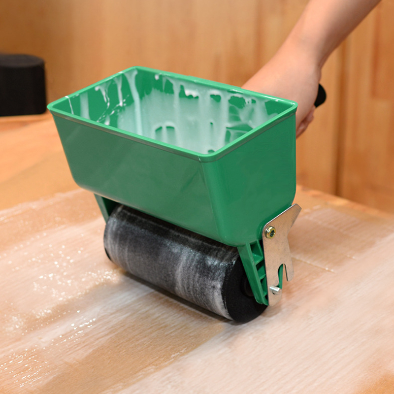 Woodworking Wallpaper - ไม้มือถือกาว Applicator 3 นิ้ว 6 นิ้วแบบพกพาวอลล์เปเปอร์ไม้กล่องกาวแปรงลูกกลิ้งคู่มือตกแต่งเครื่องมือ