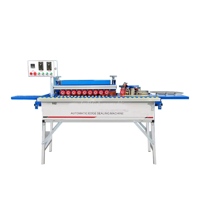 Woodworking Glue - เครื่องติดขอบไม้แบบสองหัวตัดตรง/โค้ง รุ่น LY สำหรับงานซ่อมแซมและติดขอบด้วยกาว