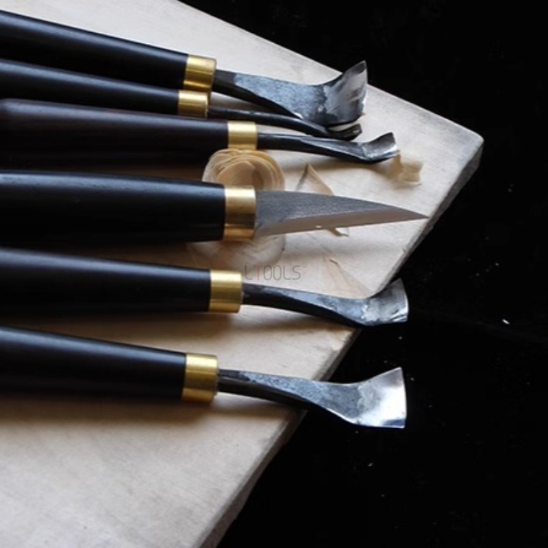 Drawknife Blade - งานไม้ DIY ช้อนขุดมีดแกะสลักความแม่นยําพิเศษมีดโค้งช่างฝีมือมืออาชีพต้นไม้-รากแกะสลักเครื่องมือ
