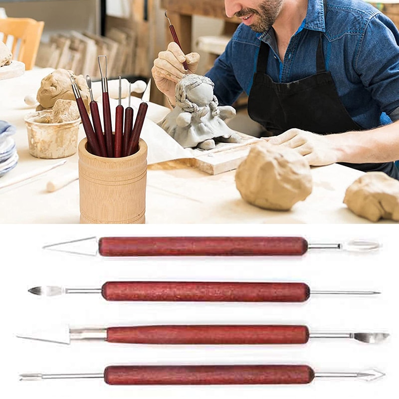 6PCS Sculpting เครื่องปั้นดินเ - Wood Chisel Set บทวิจารณ์และราคา