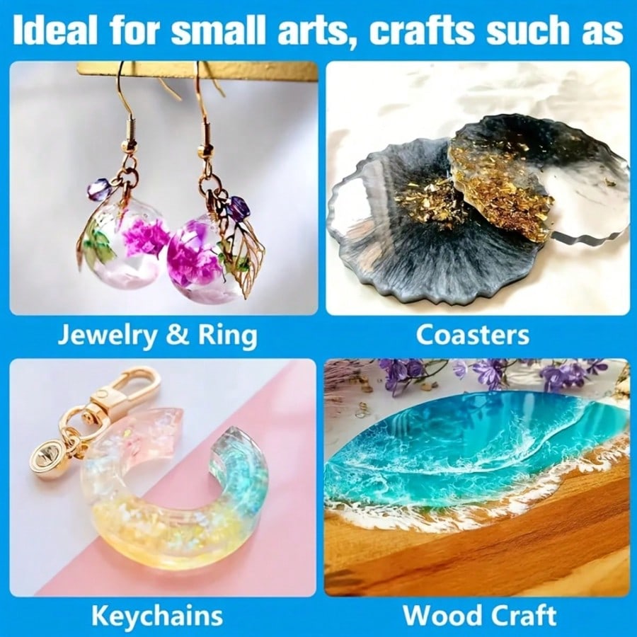 คริสตัลเคลียร์อีพ็อกซี่เรซิน ช - Woodworking Resin บทวิจารณ์และราคา