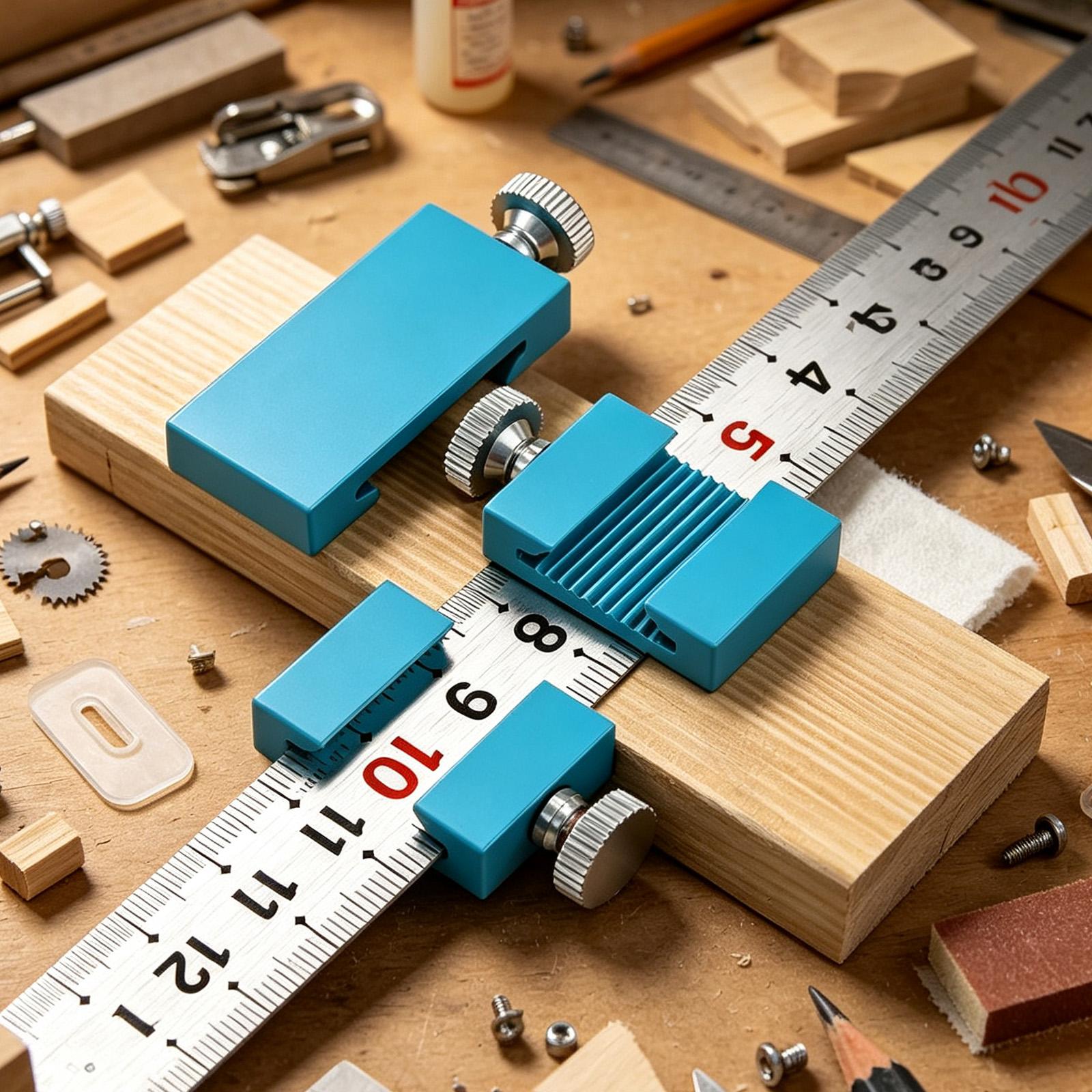 ไม้บรรทัดสำหรับงานไม้ ตัวหยุดไ - Woodworking Workshop บทวิจารณ์และราคา