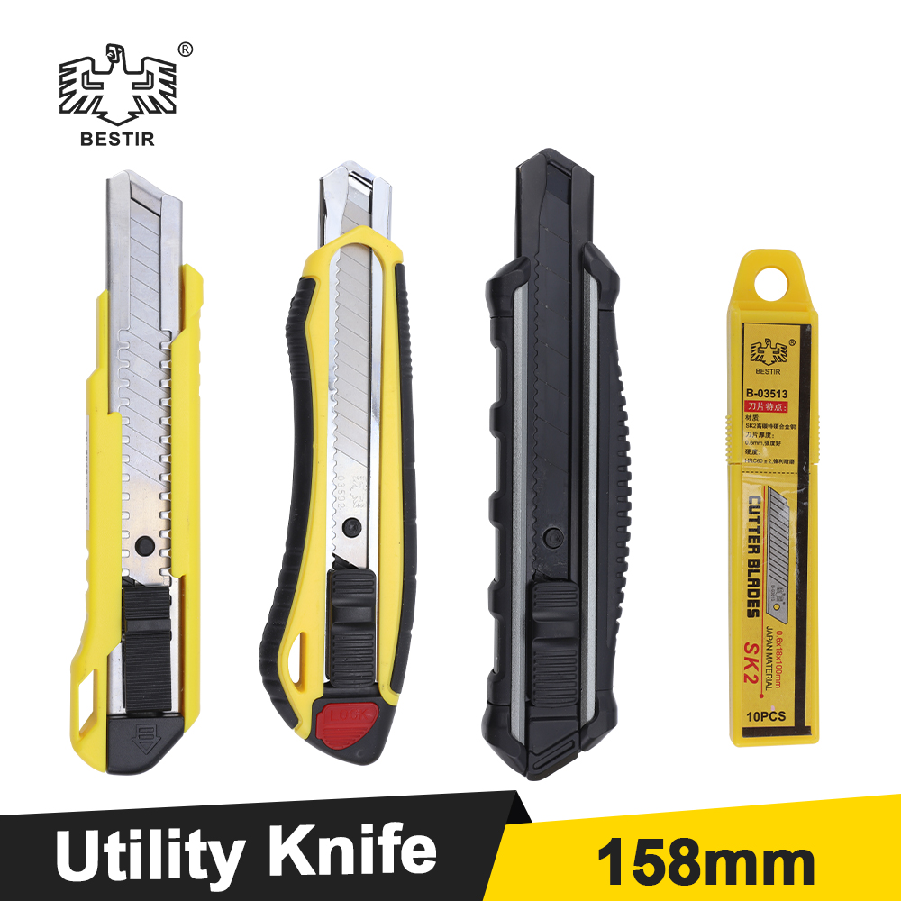 BESTIR Retractable Utility มีด - Woodworking Wallpaper บทวิจารณ์และราคา