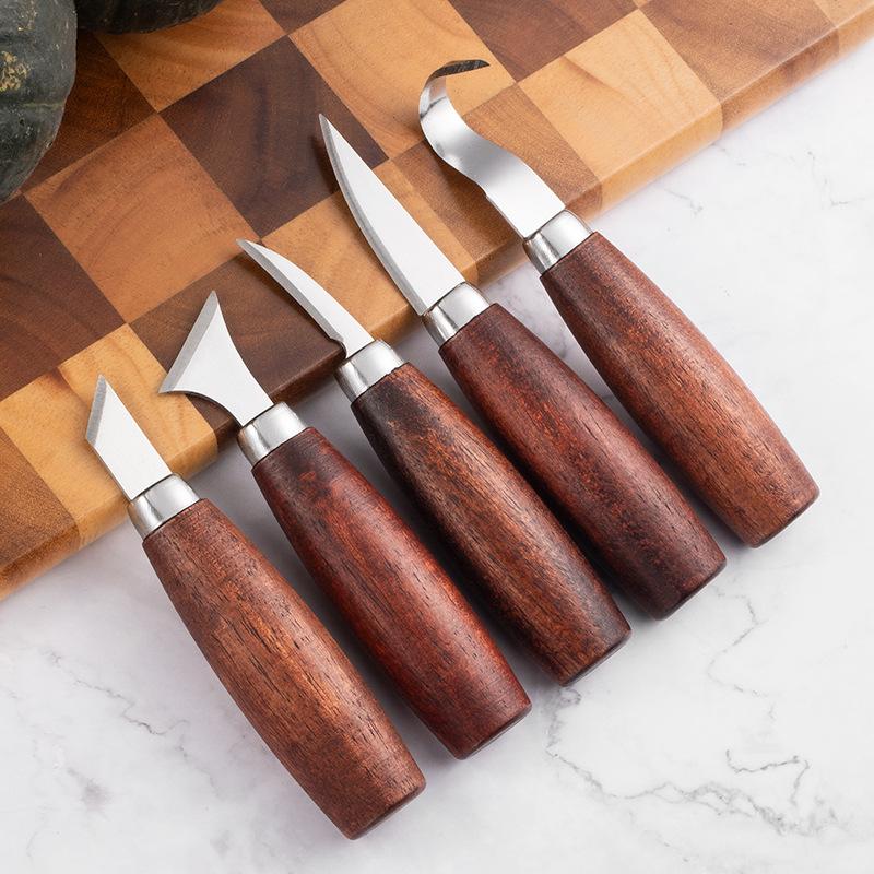 ชุดสิ่วแกะสลักไม้ 5 ชิ้น - เคร - Wood Chisel Set บทวิจารณ์และราคา