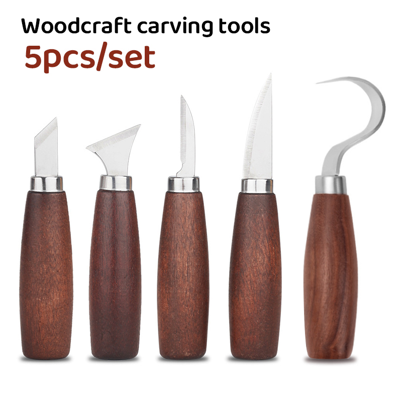 ชุดเครื่องมือแกะสลักไม้ 5 ชิ้น - Wood Chisel Set บทวิจารณ์และราคา