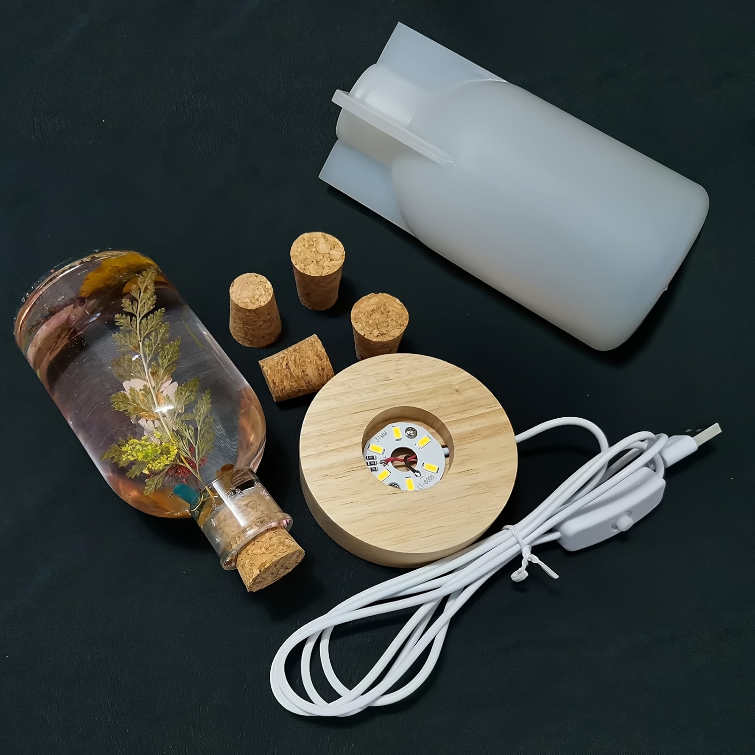 ชุดแม่พิมพ์เรซินสำหรับทำขวดลอย - Woodworking Resin บทวิจารณ์และราคา