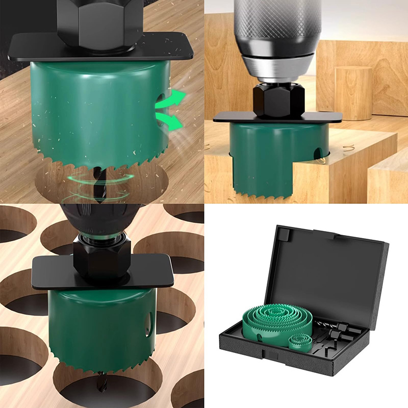 ชุดเลื่อยเจาะรู 19/8/5 ชิ้น ขน - Woodworking Workshop บทวิจารณ์และราคา