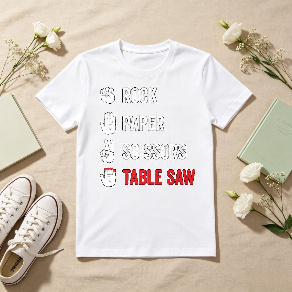 เสื้อยืดลายกราฟิกลายกรรไกรกราด - Woodworking Jokes บทวิจารณ์และราคา