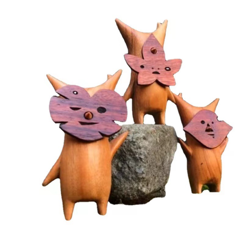 1/2/3pcs ไม้ Korok รูปปั้นตกแต - Woodworking Resin บทวิจารณ์และราคา