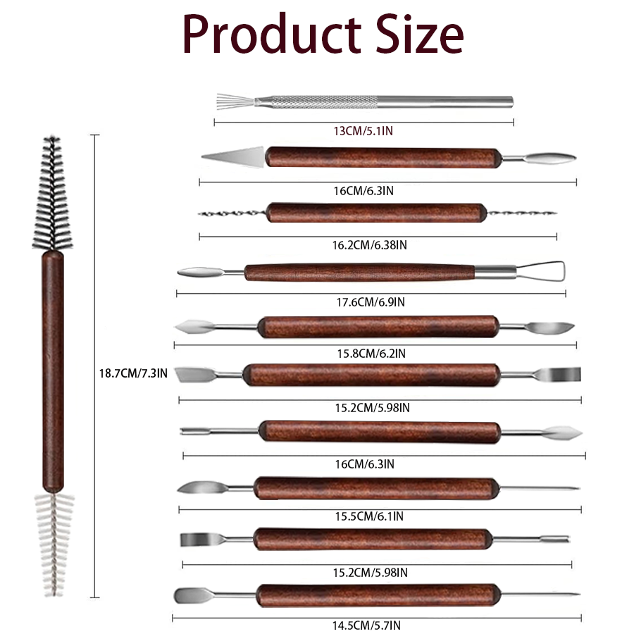25/40 ชิ้นเครื่องปั้นดินเผาและ - Woodworking Resin บทวิจารณ์และราคา